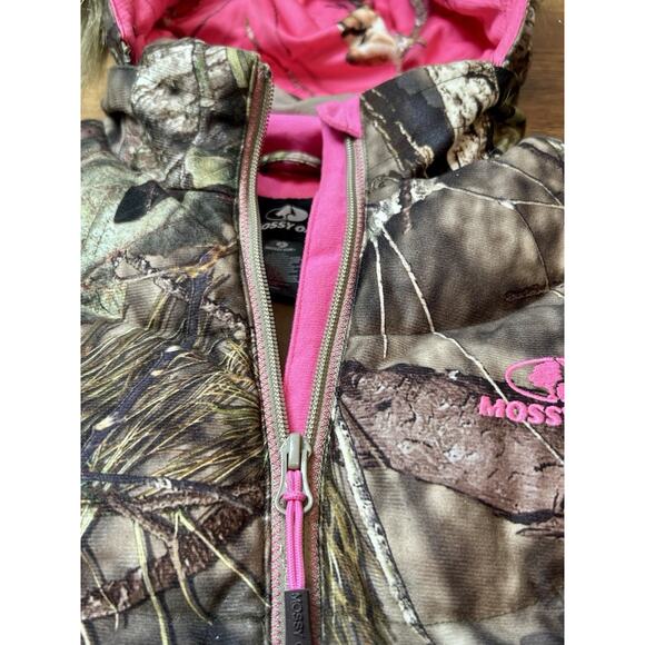 Mossy Oak Large (38-40) Ladies Camo Winter Coat Removable Fur - Picture 10 of 15